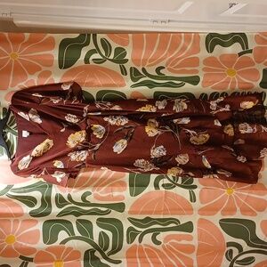 A New Day Red Floral Dress